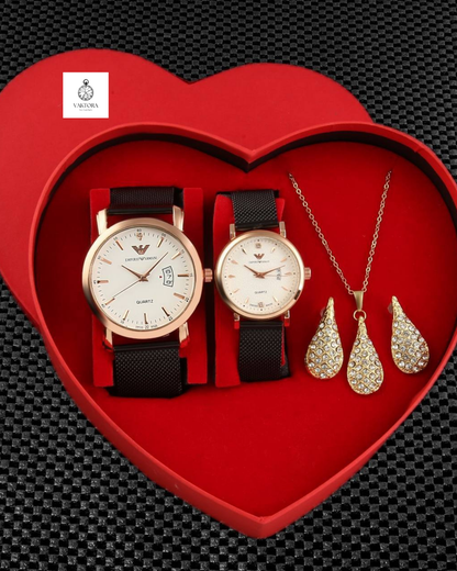 Rosegold Aşk Uyumu Çift Seti