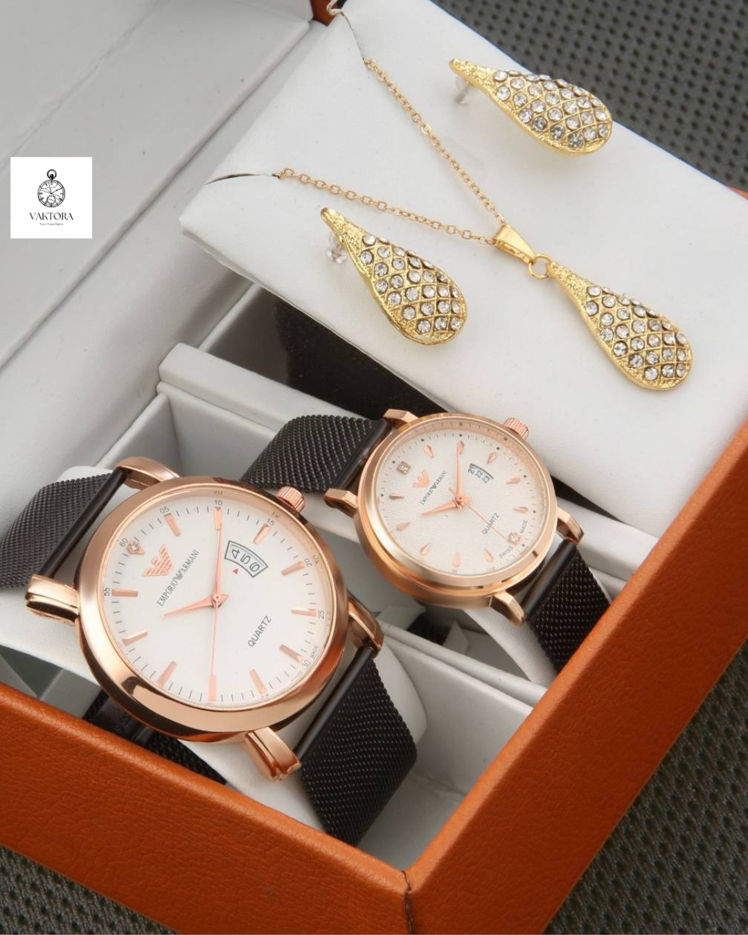 Rosegold Aşk Uyumu Çift Seti